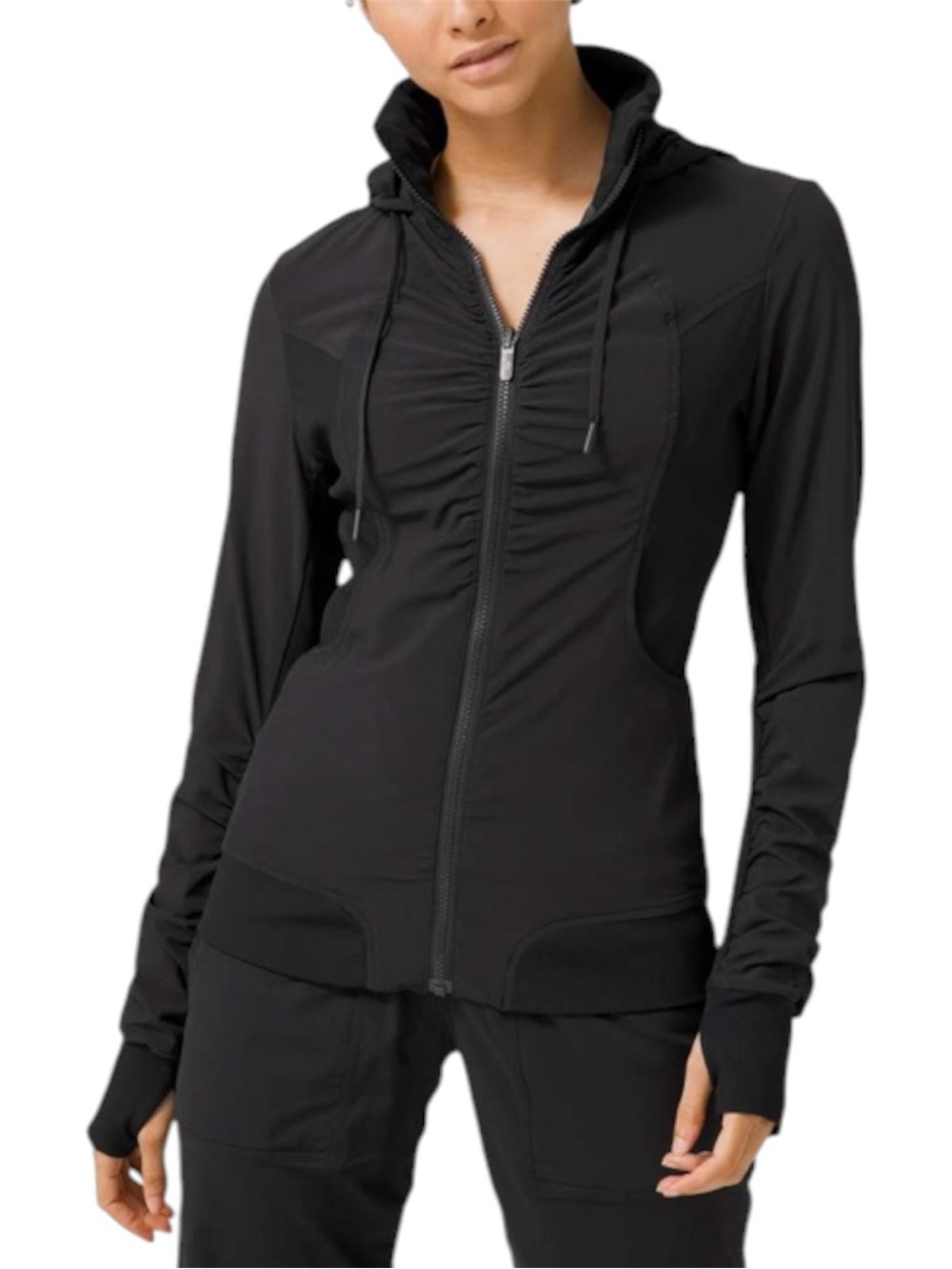 Lululemon Beyond the Studio Jacket in Black Womens Size 8